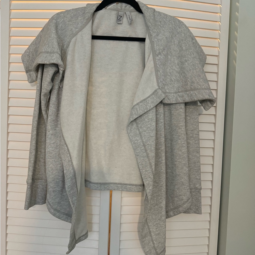 Asymmetrical Collar Cardigan Sweatshirt, Z By Zella Nordstrom